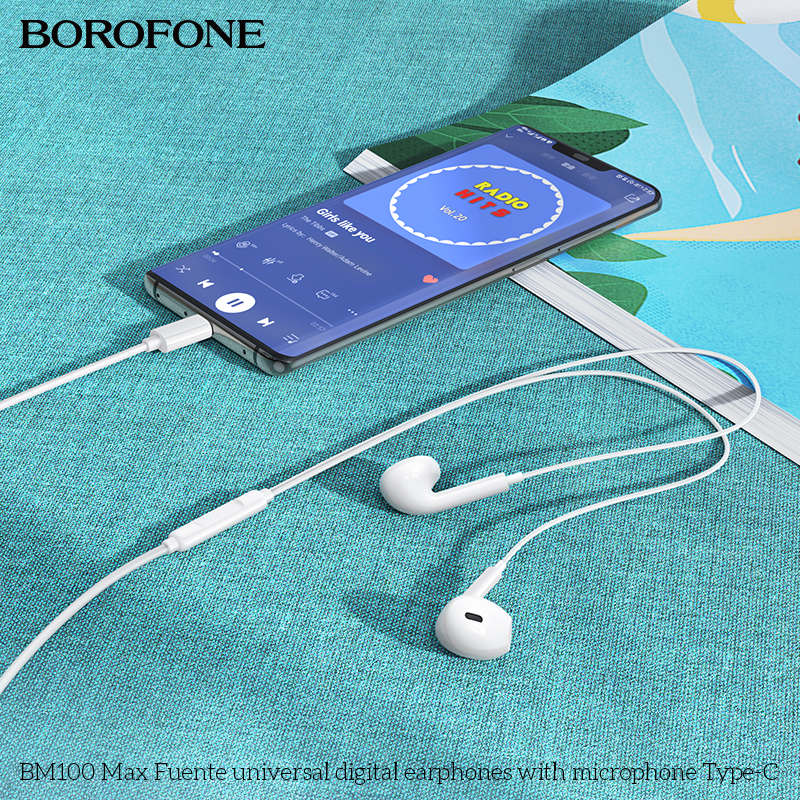 BOROFONE BM100 USB-C earphones with microphone NZ 4